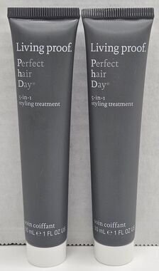 Living Proof Perfect Hair Day 5in1 Styling Treatment Lot of 2 x 1oz 30ml = 2oz